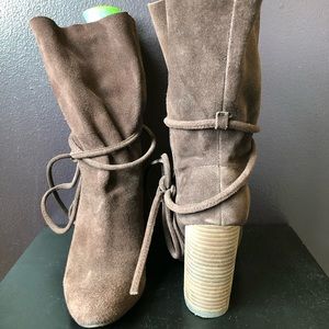 Women’s Ecote Mid Calf Slouch Boots, Brown, Size 7